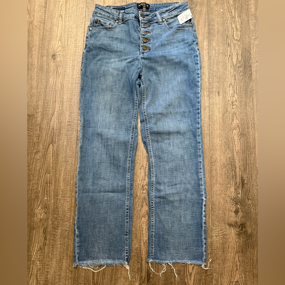 Kenneth Cole New York Straight Leg Blue Jeans